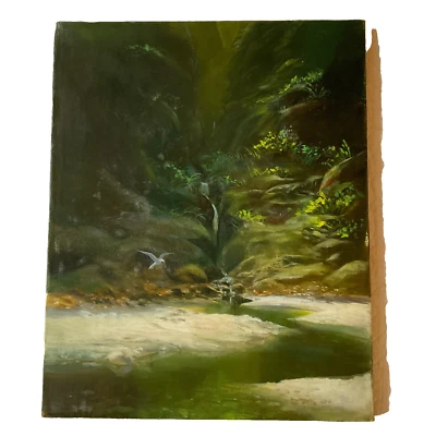 ВИНТАЖ 67 пейзажей оригинальная картина маслом импрессионист вручную Фаулер - Изображение 1 из 4