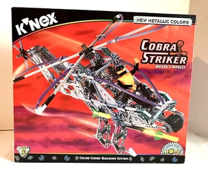 New Sealed K'NEX Cobra Striker New Metallic Colors Build 3 Models - Picture 1 of 9