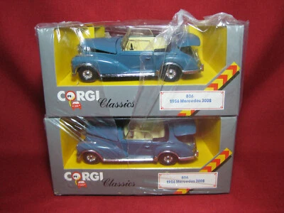 Corgi FACTORY TRADE PACK x4 1956 Mercedes Benz 300S Vintage MIB 1:43 Scale 806 - Image 1 of 4