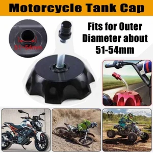 Fuel Gas Tank Cap Vent Air Valve Breather Tube Pit Dirt ATV Motorcycle Bike - Bild 1 von 6