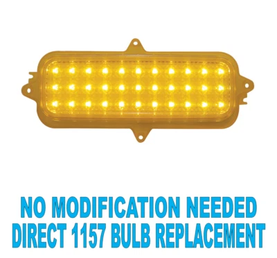 Chevrolet 1960-1966 camioneta pickup ámbar LED luz de estacionamiento 1157 enchufe C10 derecha/izquierda Foto 1 de 4