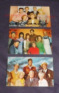 Paul Henning signed TV vintage Filmways postcards The Beverly Hillbillies mint - Picture 1 of 5