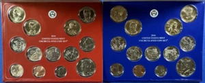 Pair of 2016 Uncirculated Mint Sets (Philadelphia and Denver) U.S. Mint #411 - Picture 1 of 8