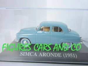 1/43 SIMCA ARONDE 1951 NOS CHERES VOITURES IXO - Imagen 1 de 2