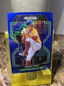 2022 Panini Prizm Draft Picks Prospect Rookie RC Blue Mojo Jonah Tong #PDP209 !