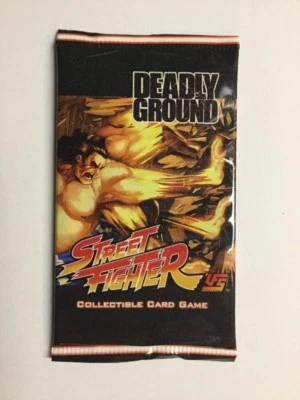 UFS Street Fighter Deadly Ground Booster Pack New! CCG TCG - Image 1 of 2