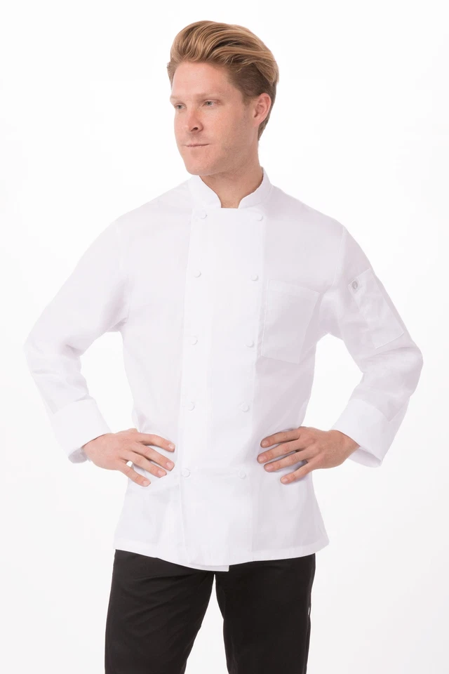 Chef Works Mens Calgary Cool Vent™ Chef Coat (JLLS) - Image 1 of 1