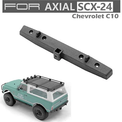Upgraded Black Nylon Rear Bumper for Axial SCX24   C10 RC Car Modified - Image 1 of 4