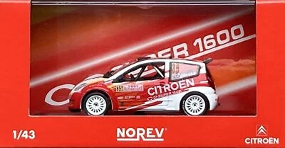 1/43 Norev 155253 Citroen C2 Super 1600 2005 Monte Carlo #35 Meeke & Patterson - Image 1 of 4