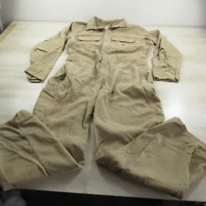 Carhartt Coveralls Men 44 Brown FR Fire Flame Resistant Workwear Outdoor - Picture 1 of 22