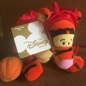 Disney's DEVIL TIGGER Halloween 9" Bean Plush The Disney Store 2000 NEW w/ tag - Picture 1 of 3