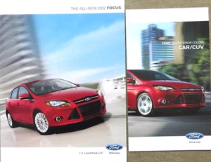 2012 New Ford Focus USA Prospekt Brochure, 36 Seiten + Farbkarte - Bild 1 von 7