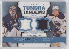 2013-14 Upper Deck Artifacts Tundra Tandems Ryan Miller Luke Adam #TT-MA