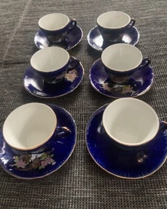 Japan - Mokkatassen mit Untertassen - Bild 1 von 4