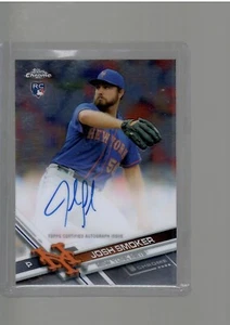 JOSH SMOKER ROOKIE AUTO 2017 TOPPS CHROME BASEBALL - Bild 1 von 2