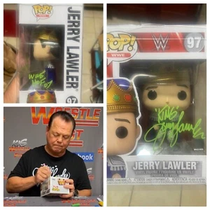 AUTOGRAPHED JERRY LAWLER FUNKO POP (SHELF-WEAR) - Picture 1 of 4