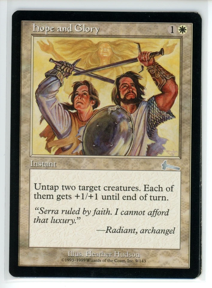 HOPE AND GLORY Urza's Legacy #9 ULG(LP)(MTG) - Image 1 of 1