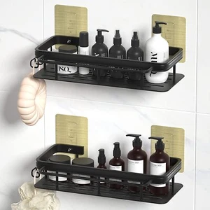 Shower Caddy, 2-Pack Thickened Type Shower Organizer, Adhesive Shower Shelves - Picture 1 of 6