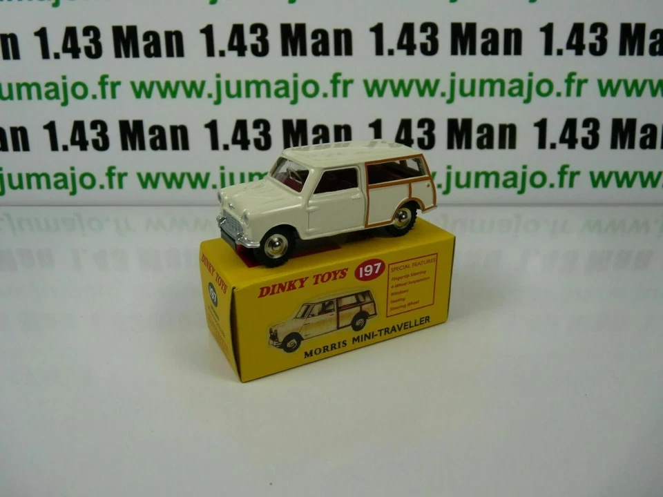 DT204 Voiture réédition DINKY TOYS déagostini MINI traveller Morris 97 blanche - Immagine 1 di 1