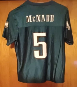 NFL PHILADELPHIA EAGLES McNABB JERSEY #5 WOMEN'S / YOUTH Size LARGE EUC - Picture 1 of 15