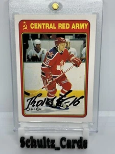 Vladimir Konstantinov Signed 1990-91 OPC Rookie Card 21R Red Wings Rare Auto - Picture 1 of 3