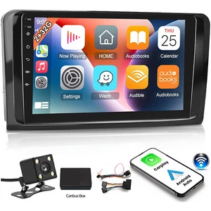 2+32G CarPlay Android 12 Car Stereo Radio GPS FM For Mercedes Benz ML/GL 350 500 - Picture 1 of 12