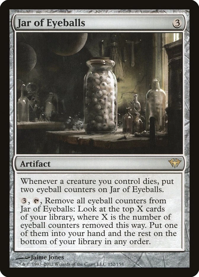 1x Jar of Eyeballs - NM - Dark Ascension - SPARROW MAGIC mtg - Image 1 of 1