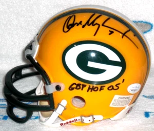 MINI CASCO FIRMATO DON MAJKOWSKI VERDE BAY PACKERS - Virginia - J.S.A. Certificato - Foto 1 di 4