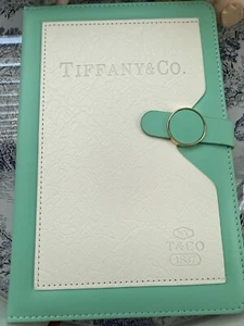 Tiffany & Co. Notebook Lined Magnet Closure/Front Pocket Writing Notes Handy New - Picture 1 of 7