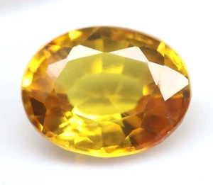 4.60 Ct Certified Brazilian Natural Citrine Oval Loose Gemstone From Brazil - Picture 1 of 7