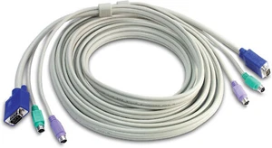 TRENDnet PS2 VGA Combo KVM Male to Male Cable,(8-pack) 15 Feet each,TK-C15 - Picture 1 of 1