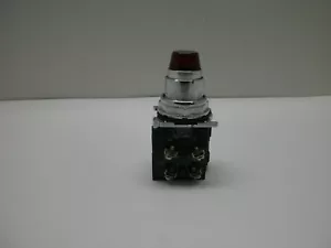 CUTLER-HAMMER 10250T/91000T/E34 PUSHBUTTON ILLUMINATED RED 120V 50/60HZ N.O./N.C - Picture 1 of 8