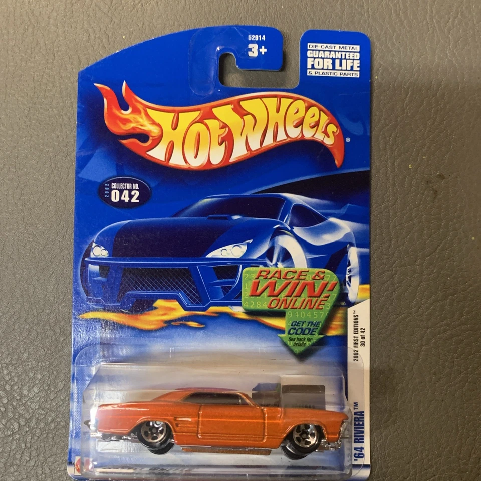 Hot Wheels 2002 First Editions ‘64 Riviera in Orange PR5 #042 - Image 1 of 4