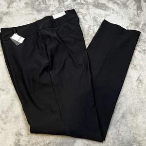 Lane Bryant Pants Womens 18 Long Black 4-Season Straight High-Rise Plus Size - Picture 1 of 16