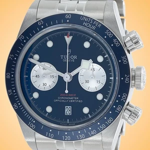 Tudor Black Bay Chrono BOUTIQUE Edition Automatic Stainless Steel Men's Watch - Picture 1 of 10