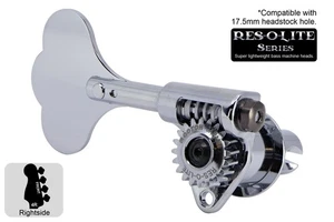 GOTOH GRL510C-12 Res-o-Lite Open Gear Bass Tuner Clover, Chrome, 4R - Picture 1 of 4