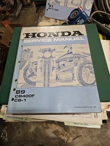 Honda CB400F CB-1 1989 manual de reparación de servicio de fábrica  - Imagen 1 de 3