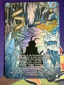 Neopets Battledome TCG Obelisk Alt Art / Album Parody SR* Kanrik, Master Thief - Picture 1 of 1