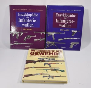 Enzyklopädie der Infanteriewaffen Band 1+2 & Die Geschichte der Gewehre Bücher - Bild 1 von 2
