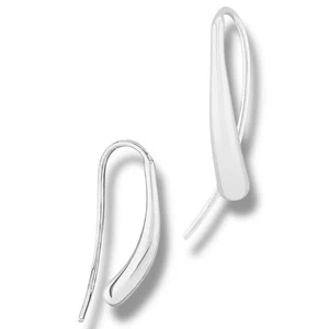 Teardrop Earrings Set in 14k White Gold (MSRP $625) - Picture 1 of 3