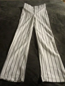 Pantalone da baseball Champro Youth a righe Xl bianco e nero 29"-31" - Foto 1 di 11