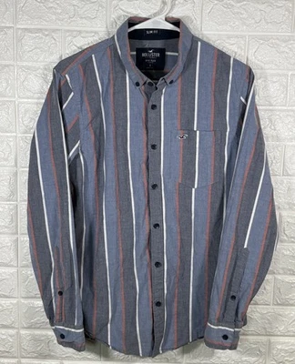 Hollister Mens Button Down Shirt Size Small Slim Fit Epic Flex Long Sleeve - Image 1 of 4