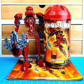 LEGO BIONICLE TOA METRU TOA VAKAMA 8601 | ORIGINAL BOX + Instructions 