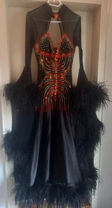 SALE% Standardkleid / Turnierkleid / Tanzkleid, Größe 42  MAßANFERTIGUNG - Bild 1 von 7