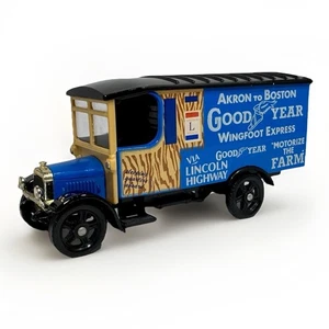 Corgi 13 cm largo diecast 859/4 - Thornycroft furgoneta buen año - azul/negro - Imagen 1 de 7