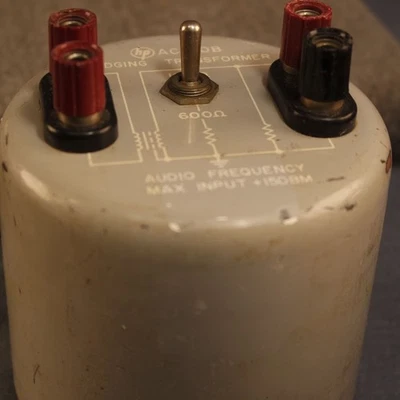 Transformador de puente/aislamiento de audio Hewlett Packard modelo HP AC-60B 600 ohmios Foto 1 de 4