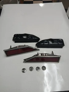 70 71 72 Cutlass 442 nice Side Marker Light Rear Pair w bracket and bolts - Picture 1 of 10