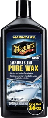 Meguiar's M5616 морской/RV чистый воск карнауба смесь, стойкий жидкий воск...  - Изображение 1 из 4