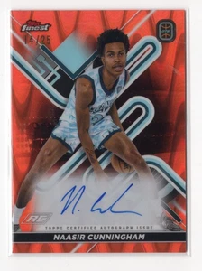 2022/23 TOPPS FINEST OVERTIME ELITE NAASIR CUNNINGHAM ORANGE AUTO RC (14/25) - Picture 1 of 1