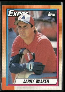 Larry Walker 1990 Topps #757 RC Montreal Expos - Bild 1 von 2